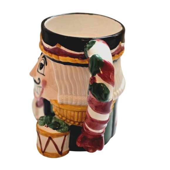 Christmas NUTCRACKER Tis the Season Coffee Mug Oversize Vintage Holiday - Picture 3 of 6
